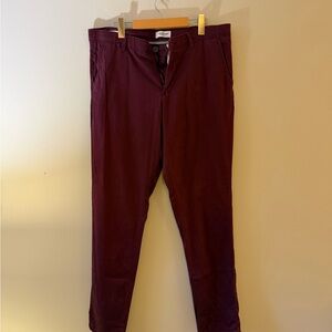 Jack and Jones Deep Burgundy Chinos
